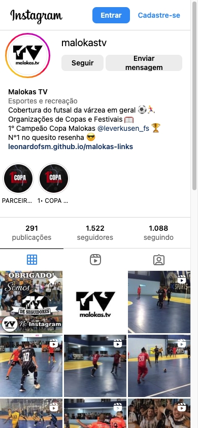 Instagram @MalokasTV